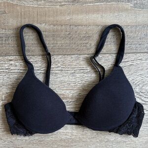 La Perla Black Lace Accent Bra